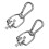 HVAC Tools Locking Cap Keys 2-Pack for R22 and 410A Refrigerants,Multi-Function Triple Key Tool for Vacuum Caps HVAC Key 1