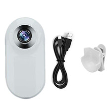 HD Wireless Collar Camera, Dog Cat Pet Camera Collar, Nanny Camera Video Recording Birthday Gift White