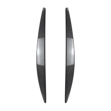 Auto Copri Faro Anteriore Lampada per Palpebra Sopracciglio ABS per Octavia MK3 2015-2017 Fibra di Carbonio