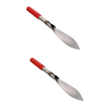 2pcs Stainless Steel Gardening Shovel with Ergonomic NonSlip Handle for Planting and Weeding