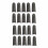 10 Pair Mobile Game Controller Finger Sleeve Sets, Anti-Sweat Reusable Breathable Full Press Screen Finger Set 1