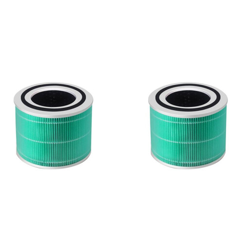 2X Hepa-Filter för Levoit Core 300-RF HEPA Levoit Aktivt Kolfilter Core 300 Levoit Luftrenarfilter, Grönt