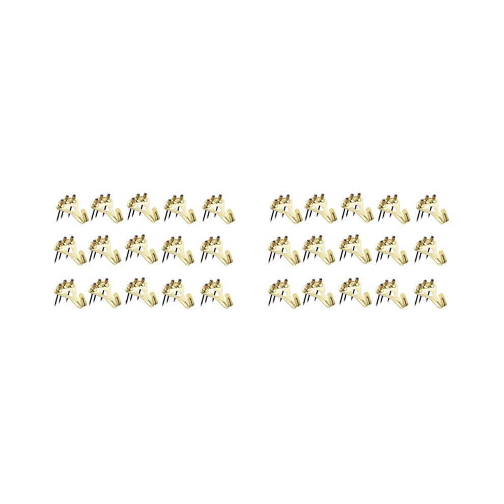 30Pack 100 Lbs Picture Frame Hangers Hooks With Nails Picture Hanging Hooks Heavy Mirror Hanging Kit 6033571899371
