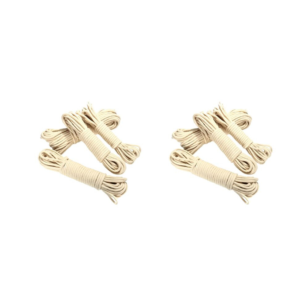 2Pcs 20M Multi-Function Traditional Washing Clothes Pulley Rope Dia. 4Mm 6033290978760