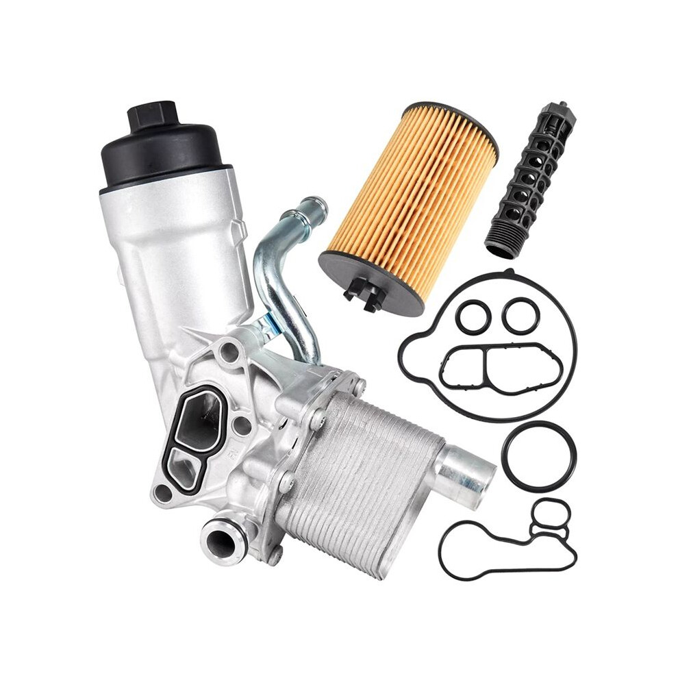 Oil Cooler Filter Housing Assembly 55566784 88179-914001 55568539 650039 For Cruze Sonic Trax Encore Silver 4713836719874