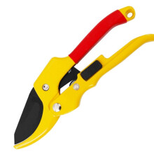Ratchet Pruning Shears with Precision SK5 Steel Blade, Ergonomic Grip Garden Shears for Landscaping
