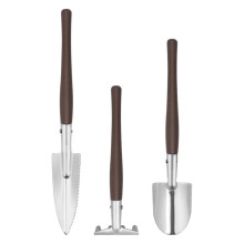 Gardening Hand Tools Set with Ergonomic Comfort Grip, Durable Stainless Steel, Mini Rake and Trowel for Pots