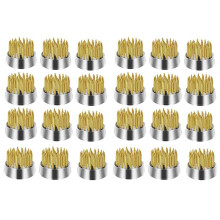 24 Stück Blumenfrösche, Kenzan-Nadelfrosch, Runder Blumenhalter Aus Messing, Blumenfrösche für Arrangements, Vase, Feste Blumenwerkzeuge