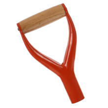 Shovel Handle Replacement with Ergonomic YShaped Grip, Wooden Comfort Handle for Gardening Tools