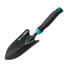 Garden Tool Set 4 Piece Cast Iron Hand Shovel and Rake Kit with Ergonomic NonSlip Grip