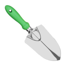 Garden Hand Shovel Stainless Steel Small Gardening Spade with Ergonomic Comfort Grip for Planting