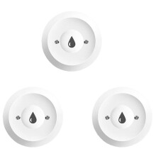 3X ZigBee TUYA  Wasserleckdetektor, Überflutungssensor, Fernüberwachung über Tuya Zigbee Gateway, Alarm bei Vollem Wassertank
