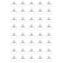 40pcs 40mm Suction Cup with M4-Screw and Knurled Nut, Suction Cup with Thread, Sucker Pads for Glass Table Top