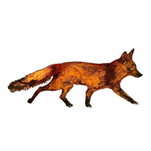 Sneaky Rustic Metal Garden Decoration with Stakes-Woodland Animals Yard Gift for Her-Birthday Gift- Art Sculptures A