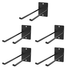 Heavy Duty Storage Organizer Steel Wall Mount for Garden Tools Shovel Rake Broom Organizer Wall Hook 5pcs