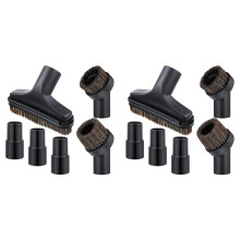 Escova Redonda de Vácuo de 12 Peças 25 mm e 36 mm, Escova de Aspiração de Piso de 5,9 Polegadas Escova de Fixação de Aspirador de 1,25 Macia