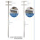 Soil Sampler Probe Stainless Steel with T Handle, Rustproof Clean Sampling Tool for Garden Farm 200CM 2