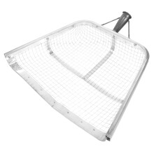 Soil Sifter Shovel with Ergonomic Grip, Durable Iron Grain Scoop Sieve for Garden and Farm