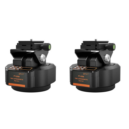2X ZIFON PT2000 Panoramic Wireless Remote Control Pan Tilt , Camera Phone Tripod Gimbal Stabilizer