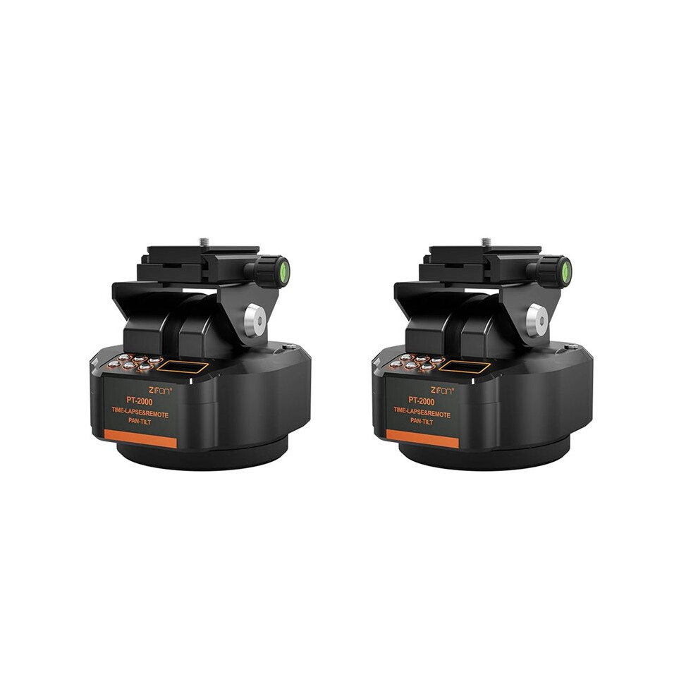 2X Zifon Pt2000 Panoramic Wireless Remote Control Pan Tilt Camera Phone Tripod Gimbal Stabilizer 6033340154847