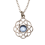 December Turquoise Celtic Knot Birthstone Necklace 1