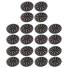 Dart-Board Drink Coasters Unique 20 Set for Home Kitchen Office Wedding Party, Funny Cool Non-Slip Beer Mat