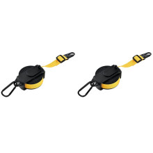 2X Retractable Clothesline 12 Feet Indoor Outdoor Heavy Duty 22LB Max Load, Travel Clothesline with 34 Hanging Holes