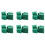 Mounting Screws Green 6 mm Non-Slip Plastic Dowel 600 Pieces 1
