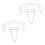 2X Stainless Steel Steamer Rack Stand Kitchen Cooking 3 Inch High 1