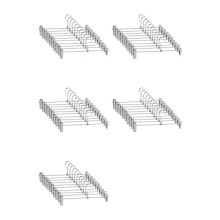 Pant Hangers,Skirt Hangers with Clips Space Saving,Adjustable Clips Hangers Clothes Hangers for Pants 50 Pack
