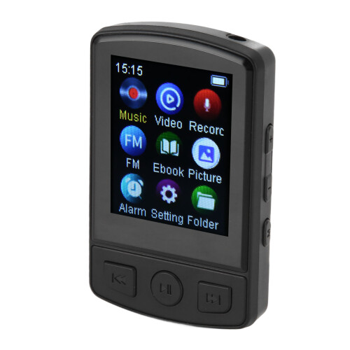 Portable MP3 Player with 32G, 1.77" Screen, Bluetooth 5.2, Black