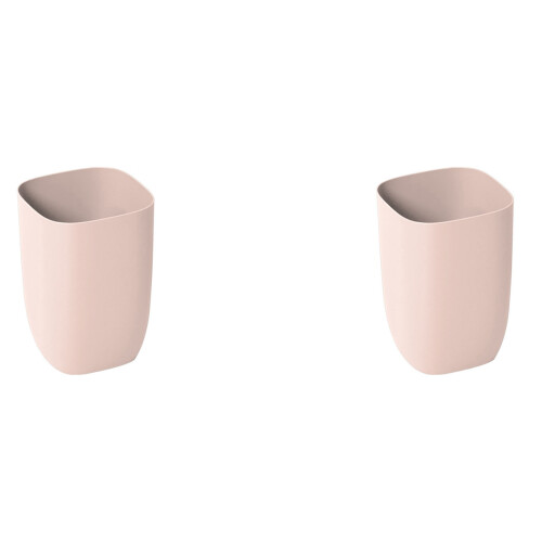 2X Badezimmer Müll Eimer Kleine Büro Eimer Kunststoff Altpapier Müll Eimer Moderner Müll Eimer