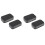 4 PCS Small Storage Box with Lid Rectangular Small Tin Boxes Metal Box with Lid Small Tin Box for Home Storage Black 1