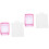 2St Manicure Tool Nail Stamper Kit Rood Met Duurzaam Silicone 3
