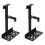 2X Universal PC Case Holder Adjustable Host Box Stand Versatile Under Desk or Wall Side Mount, Cpu Stand Lift Black 1