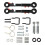 Car Modifucation Adjustable Front Swing Link Kit for   JK 1998-2006 3