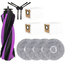 For JONR P20 PRO Vacuum Spare Parts Main Roller Side Brushes Mop Cloths Pads Dust Bag Replacement Accessories
