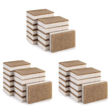 Eco-Friendly Natural Sponges for Dishes 36 Pack - Biodegradable Kitchen Sponge with Compostable Coconut Scrubber