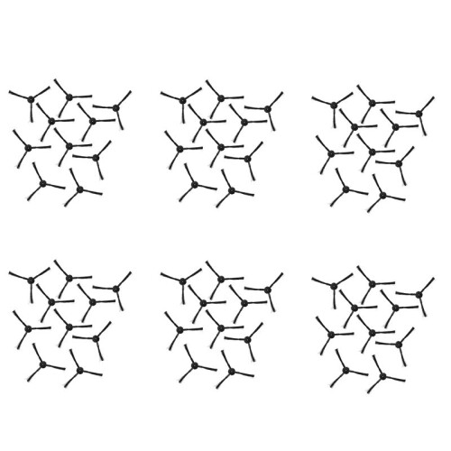 60-Pack Utbytes Sidoborste för  V3 V5 A6 A4 A4S Robotdammsugare 1