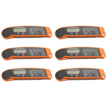 6X Digital Instant Read Meat Thermometer with Highly Accurate Temperature Probe, Electric Cooking Thermometer