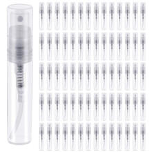 400 Pcs Disposable Perfume Atomizer, Clear Plastic Spray Bottle Portable Fragrance Spray Bottle - 3Ml