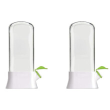 2X Fresh Herb Keeper for Refrigerator,Space Saving Cilantro Container for Fridge Herb Saver for Cilantro, Mint Asparagus