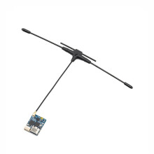 For BAYCK UR100 2.4G/900M Dual Band ExpressLRS ELRS Receiver with 80mm T Type Antenna for FPV Drone