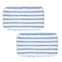 4 Têtes de Balai Réutilisables en Coton et Fibre pour Balai Plat Oceda 15 X 8 Pouces, Recharges de Têtes de Balai en Microfibre