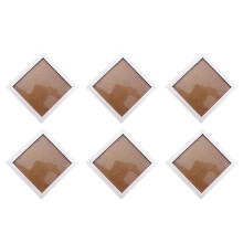 6X Square Thick Pine Wood Photo Frame Wall Picture Frame(White, 6 Inch)