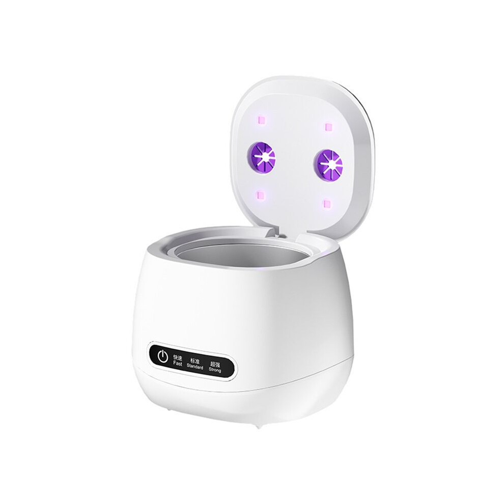 Tauoh Ultrasonic Braces Cleaner, Home Uv Steriliser Portable Invisible Retainer Orthodontic Cleaning Wonder