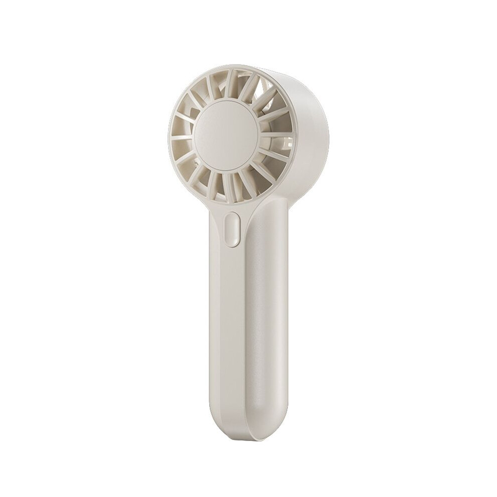 Portable Fan Usb Rechargeable Fan Powerful Wind Portable Handheld And Desktop Outdoor Cooling Fan Apricot 6031866492795