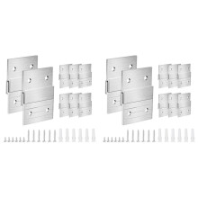 2 Set 5Inch Franse Schoenhanger Heavy Duty Metalen Hanger Fotorek Kunst Frame Muur Hardware Z-Barfor Haak Spiegel