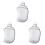 3X Mesh Collapsible Small Wall Laundry Baskets, Hanging Laundry Hamper, for Hotel, University Dormitory Use Gray 1