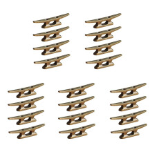 Boat Dock Cleat 4 Inch for Mooring Boat Bronze Host Cast Iron Suitable for Nautical Beach Lake Maritime Decor,20Pcs